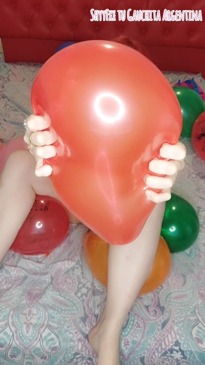 Tu Gauchita Argentina: Інтенсивний фетиш на повітряні кульки!! Ваш улюблений аргентинський лунер
