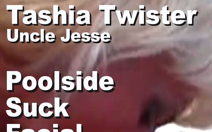 Edge Interactive Publishing: Tashia Twister &amp;amp; Jesse sání u bazénu a výstřik na obličej