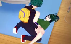 Deku Midoria ने Inko के साथ सेक्स किया : my Hero academia