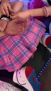Hot Blonde Milking Her Personal Femboy