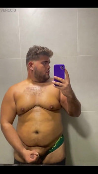 En el baño del gimnasio