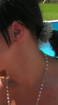Threesome at the Hotel Pool