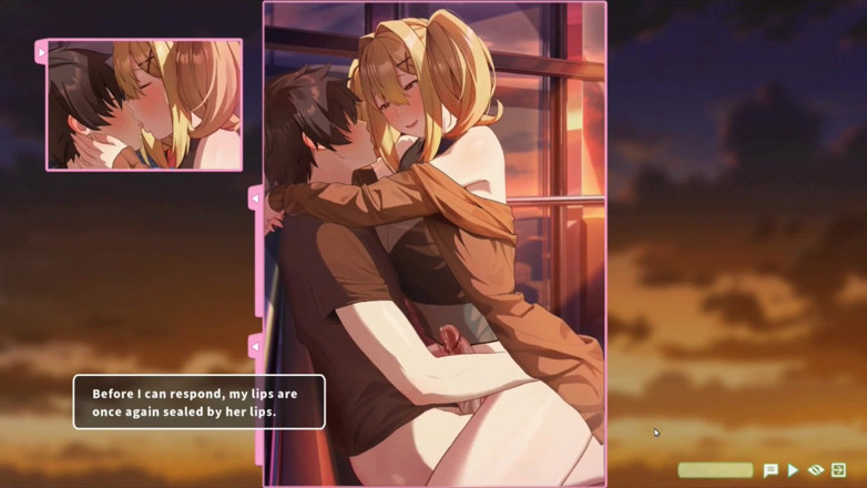 NSFWOtaku: Hentai Game - Summer Clover - Ferris Wheel Sex - Fucking the Blonde...