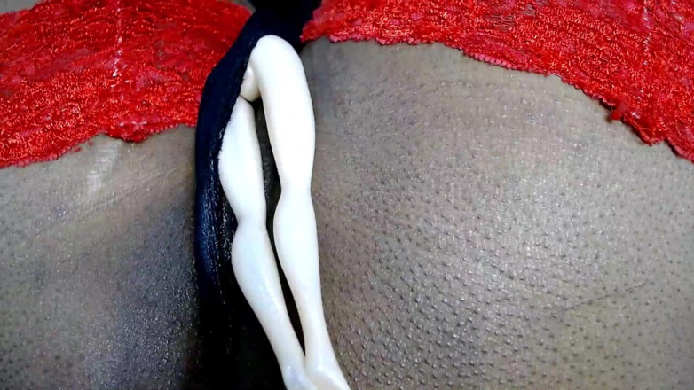 Maeling: Bitch Shoved in Pussy Doll as Sex Toy - Two
