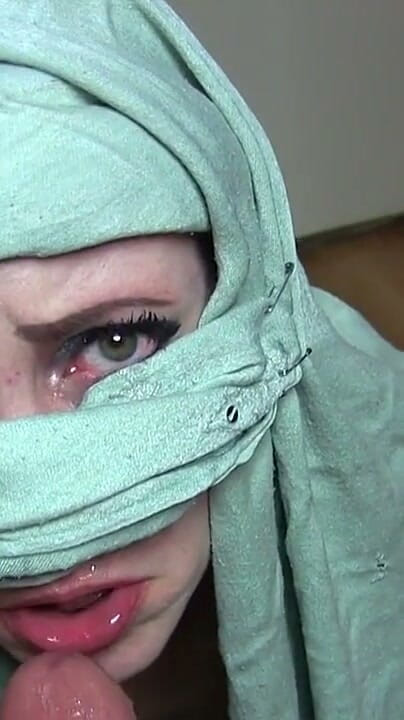 Sylvia Chrystall: Humble Reluctant Sucker Servant! Sloppy Burqa-niqabi Face Fucking Blow Jobs!...
