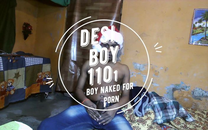 Indian desi boy: Chrismas vacaciones indio chico divertido con polla masturbación masturbación chico...