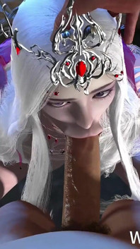 3D śliczna chuda modelka Cosplay uprawiać hardcorowy seks z dużym kutasem