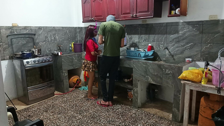 Goky: Perverted Neighbor Shows Everything While He Is There