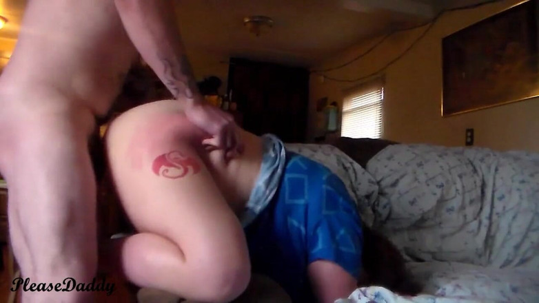 Please Daddy: Housewife bent over and railed hard