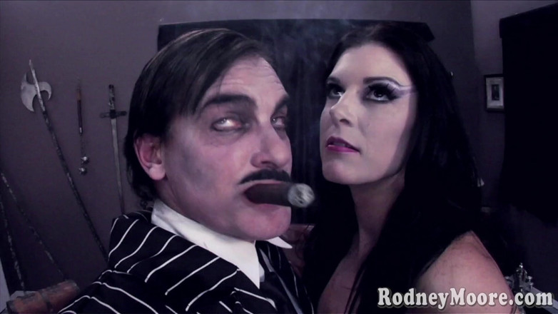 Rodney Moore: India Summer as Morticia Parody