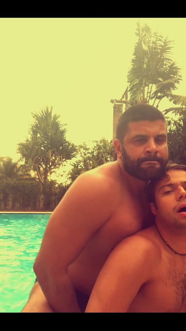 Massive daddy xxx: Poolboy Gets Fucked by Big Guy