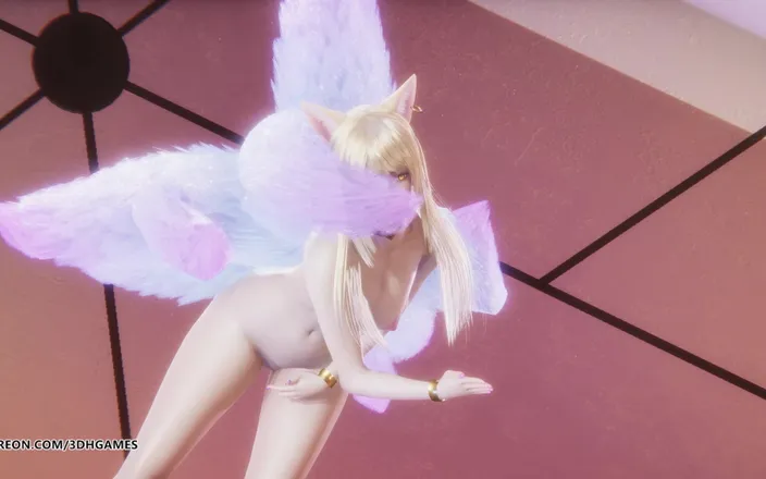 3D-Hentai Games: [mmd] Apink - Dumhdurum Ahri Sexy Naked Dance League of Legends...