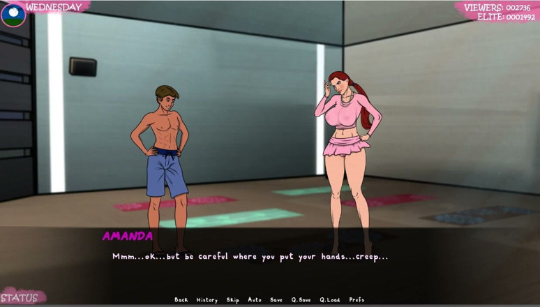 XXX Games Bunk: Entrenamiento sexy en el gimnasio en topless y revelando la...