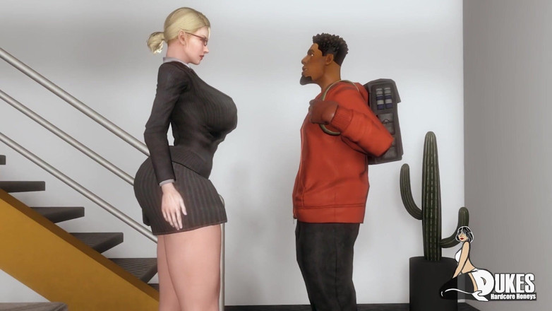 Dukes Hardcore Honeys: Başarılı beyaz bir kadın iş ortağı tarafından sürtük gibi sikiliyor