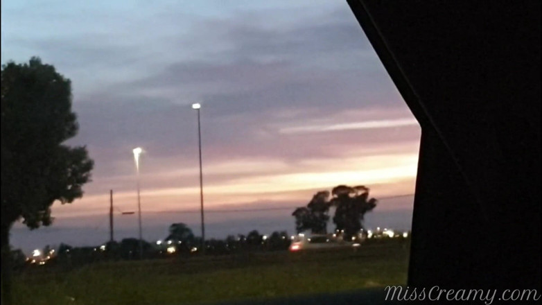 Miss Creamy: Risky blowjob in car parking and he cums with my...