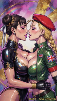 Hot Cammy and Chun Li