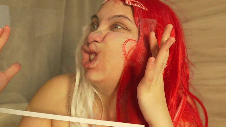 AmayaMori: Desafío de la nariz de cerdo - diversión de vidrio en...