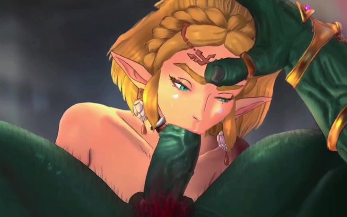 Velvixian_2D: Princess Zelda Blowjob