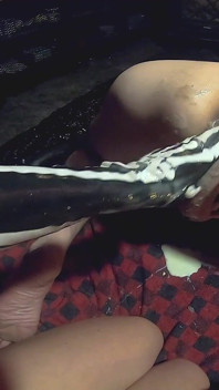 Halloween Candle Lights Romantic Anal Play