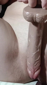 Rakaman dekat dildo dan pepek saya