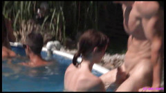 Czech Pornzone: Orgie cu grătar în grădină vol.4