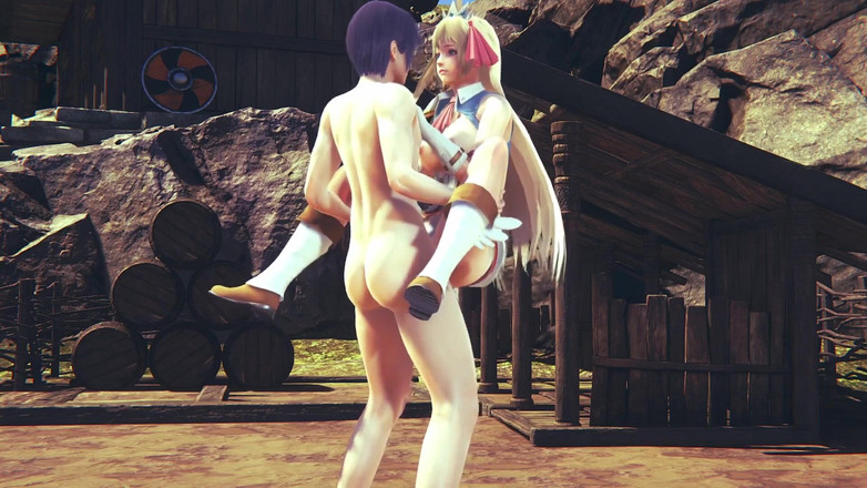 Wraith ward: Pecorine dostane orgasmus s výstřikem do kundičky. Princezna se připojí...