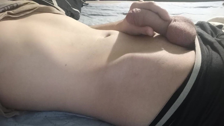 Pasha: Guy Lying on the Bed Jerking His