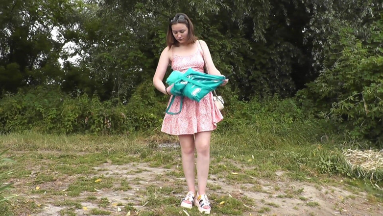 Assol: Solo Camping Without Panties