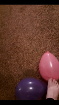 I Popped Balloons with My Feet