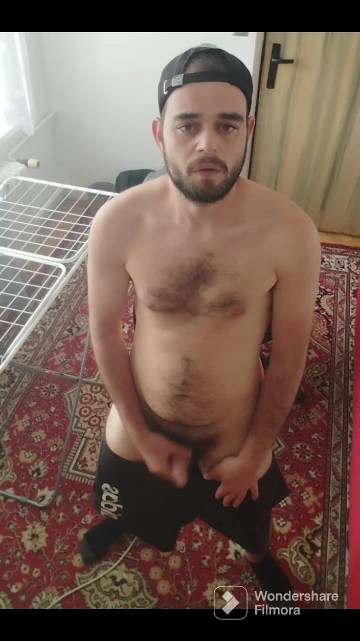 jerkofflover: Cum in Shorts and Socks in My Bedroom
