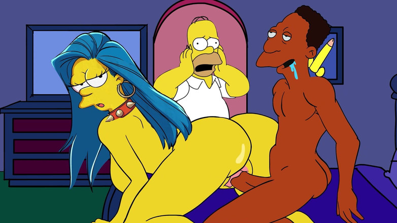 Hot anime xxx: Homer karısı Marge'ı arkadaşına sadakatsiz buluyor