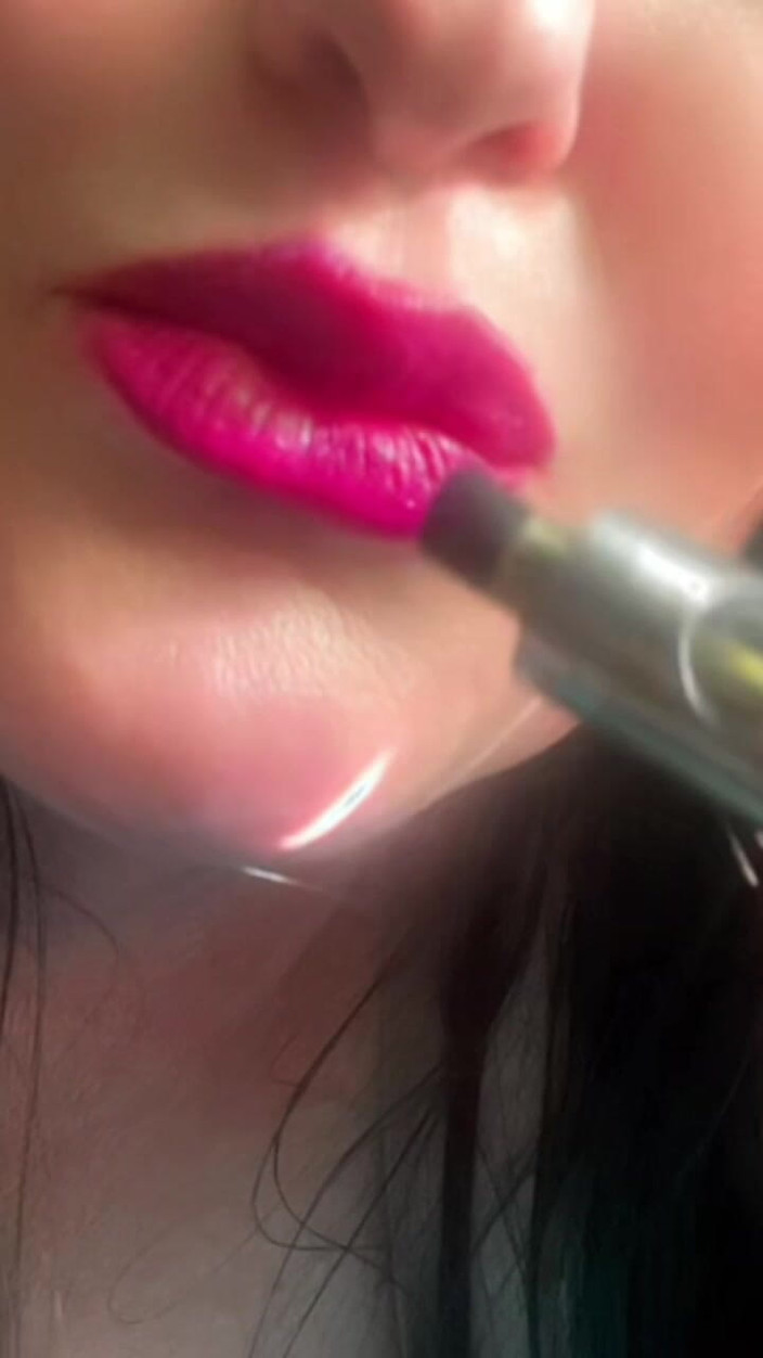 SanDiego8383: Fumando lábios sedutores rosa quentes e vapor em câmera lenta