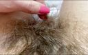 Cute Blonde 666: Escenas extremas de primer plano en mi coño peludo, video...