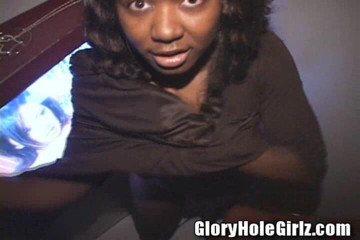 Glory Hole Girlz: Nice Boobs Braces Black Bitch Sucks Cocks Sperm Splattered Glory...