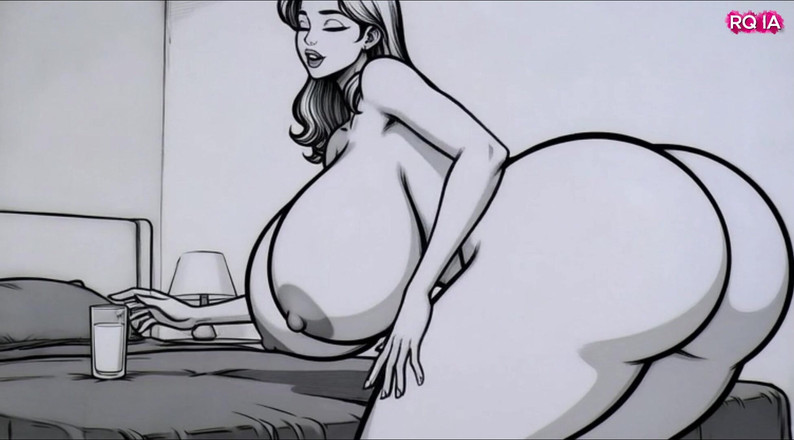 Sexy Stepmom Cartoons: 섹시한 큰 엉덩이의 PAWG 새엄마