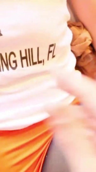 Hooters jebanie i obciąganie rajstopy nylon