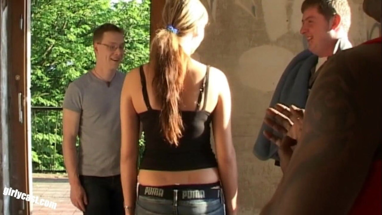 Girlycast: Sweet melanie picked up and fucked
