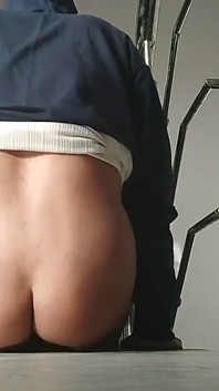 Fucked Hard by White Marbled Stairs...