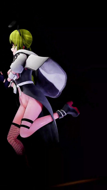 Hatsune Miku Undress Dance Roki Song Hentai Big Boobs Mmd 3D Blonde Hair Color Edit Smixix