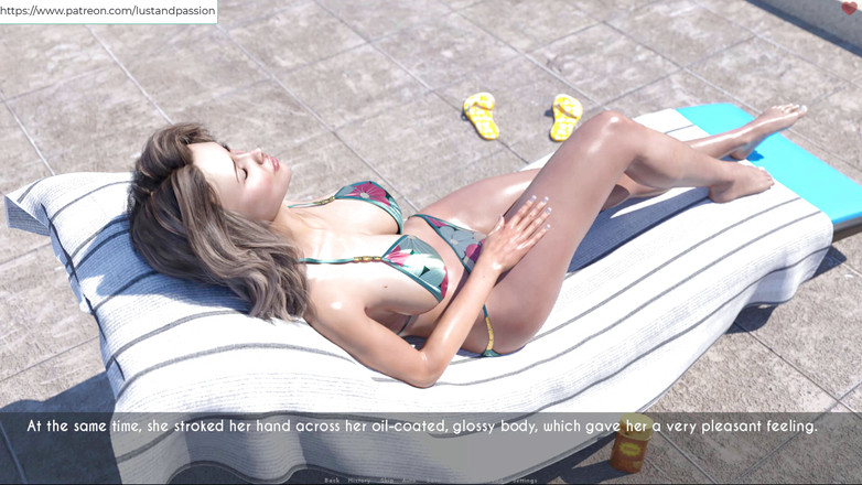 Johannes Gaming: AWAM - Сэм на массаже, лосьон на спине Sophia