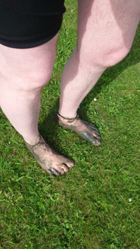 Feet on the Beach of Horumersiel in Wangerland