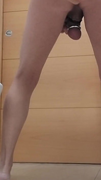 Enjoying with the Dildo