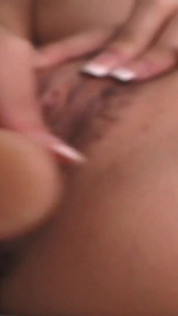Hottie Bangs Her Hairy Pussy with a Dildo