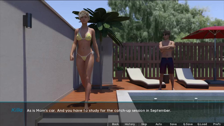 Visual Novels: Summer scent part 1 (girlfriend route)