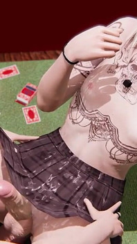 Yaoi - Femboy ošukaná přes pokerový stůl