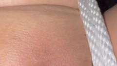 Daddy’s Cum Dumpster Tied and Licked and Fingered