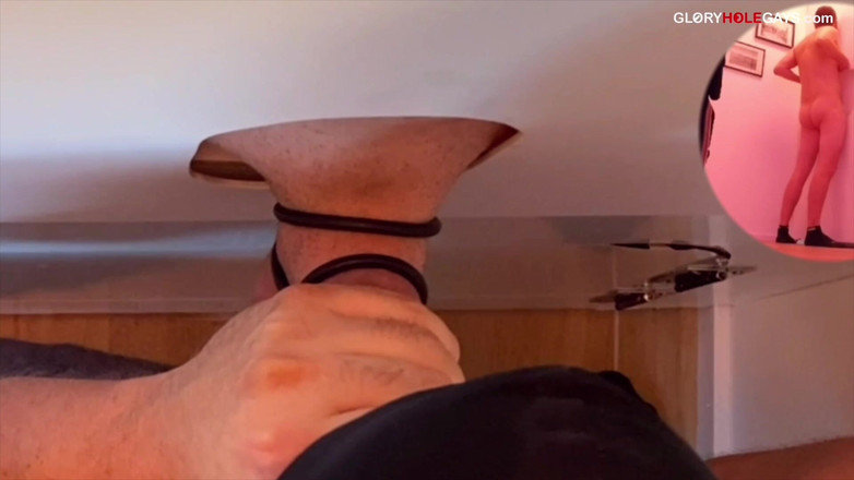 GLORYHOLEGAYS: He Came Back for More - Big Cock, Multiple Cumshots, No...