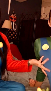 Cosplaying Kouřová přestávka na Halloween