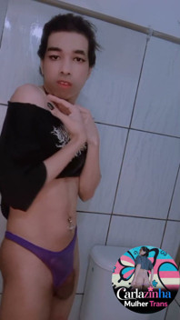 Carla - Trans Girl Cocky Naked Slut