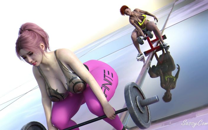 Sassy Comics Trans: Futa gym tränare anal knullade min fru - Sassycomics.mp4